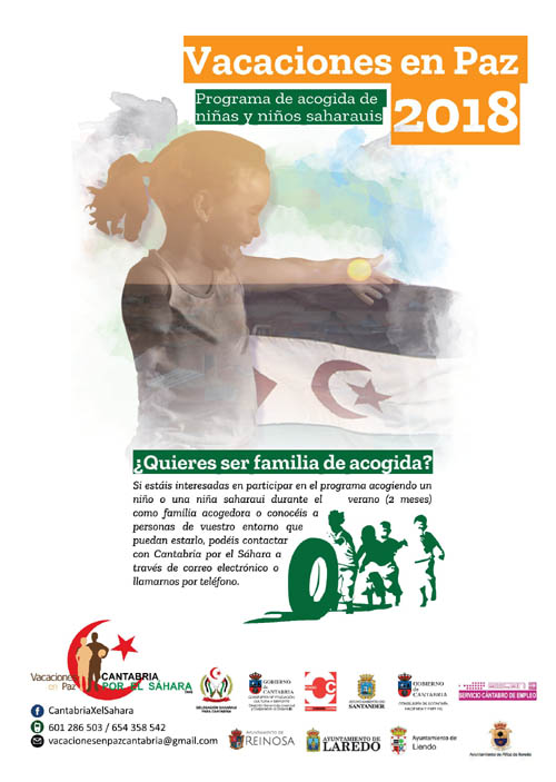 Cartel Vacaciones en Paz 2018
