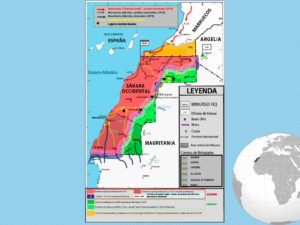 mapa de la ocupación