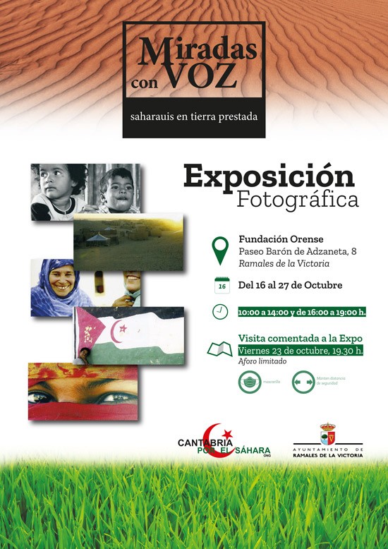 Cartel de la exposición en Ramales