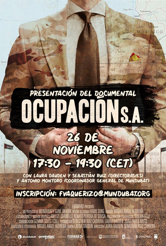 cartel del documental ocupación s.a.