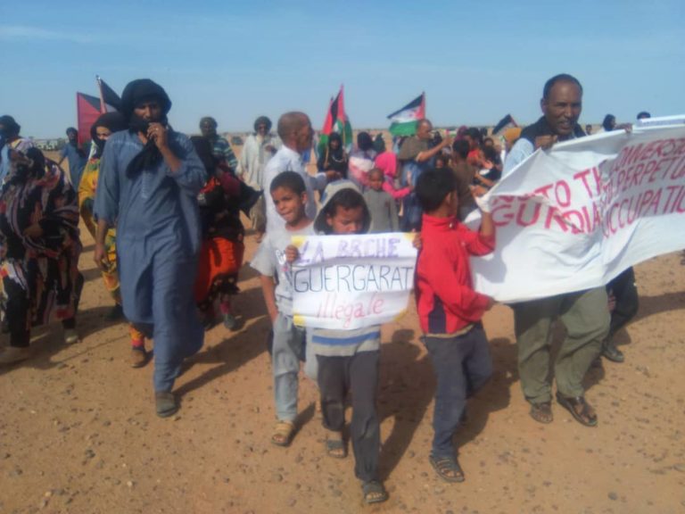 manifestacion en bir-lehu