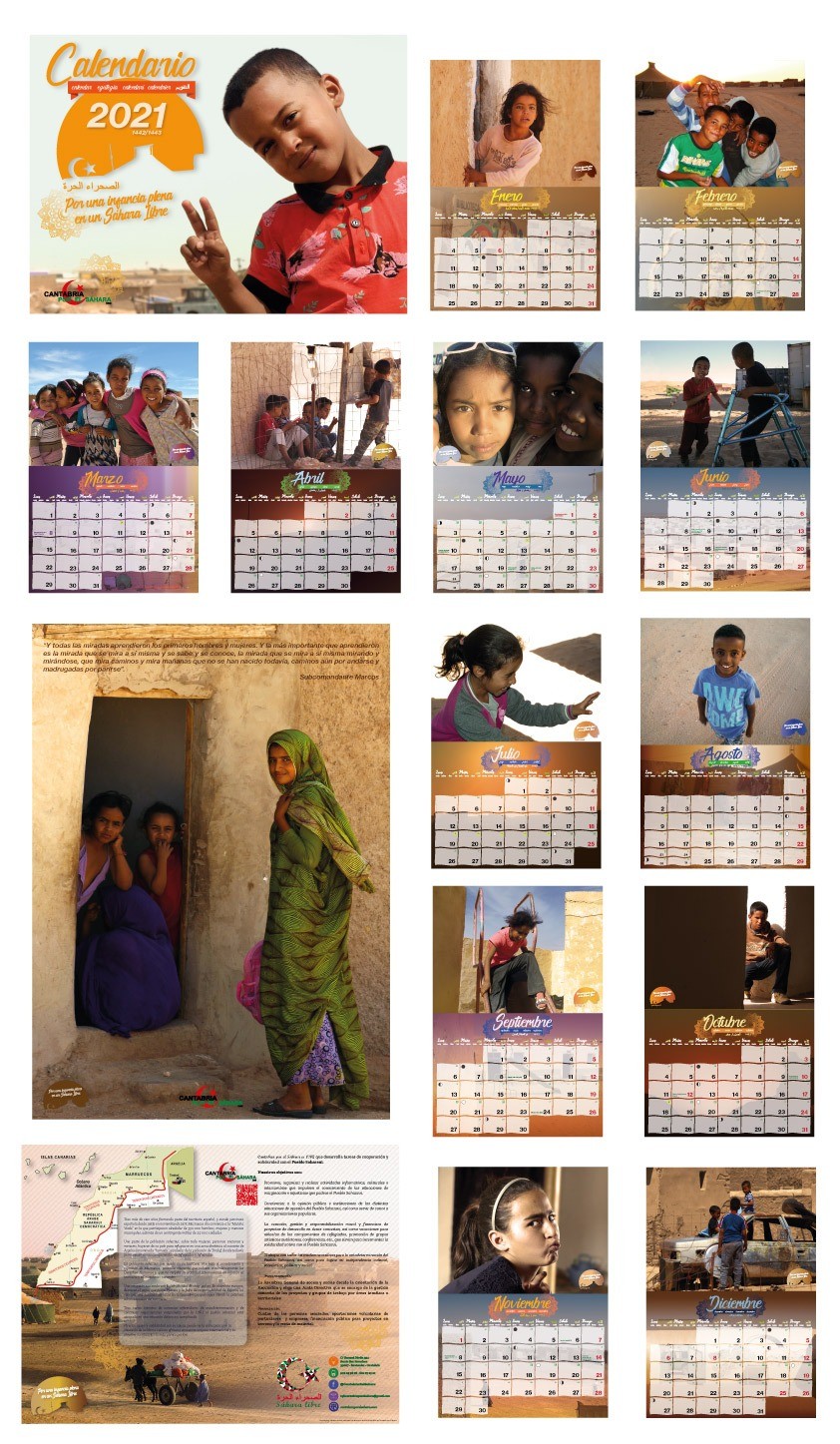 imágenes del calendario 2021