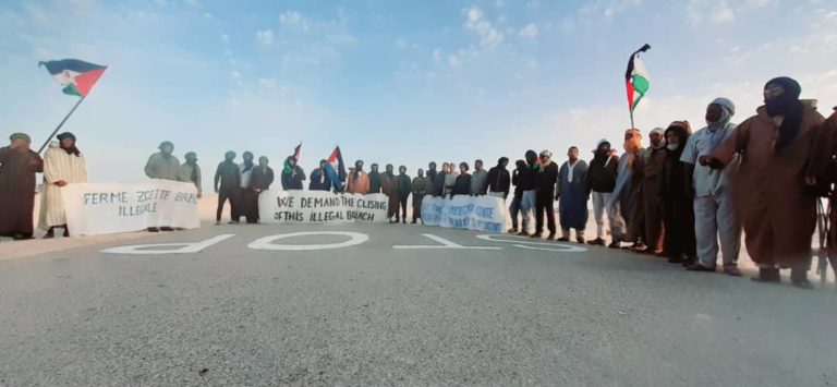 bloqueo en el Guerguerat
