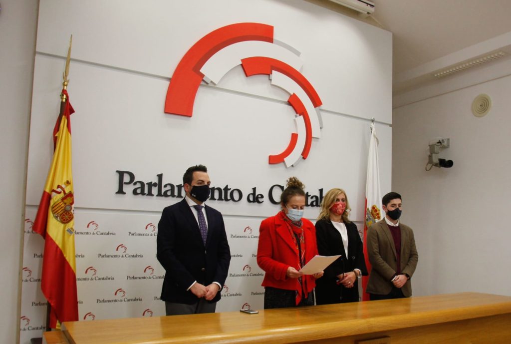 intergrupal parlamento de Cantabria
