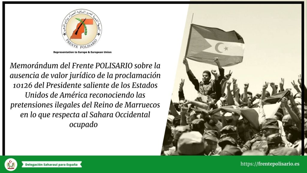 memoranda frente polisario