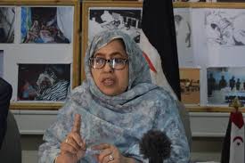 Foto de Jira Bulahi Ministra de Salud Pública RASD