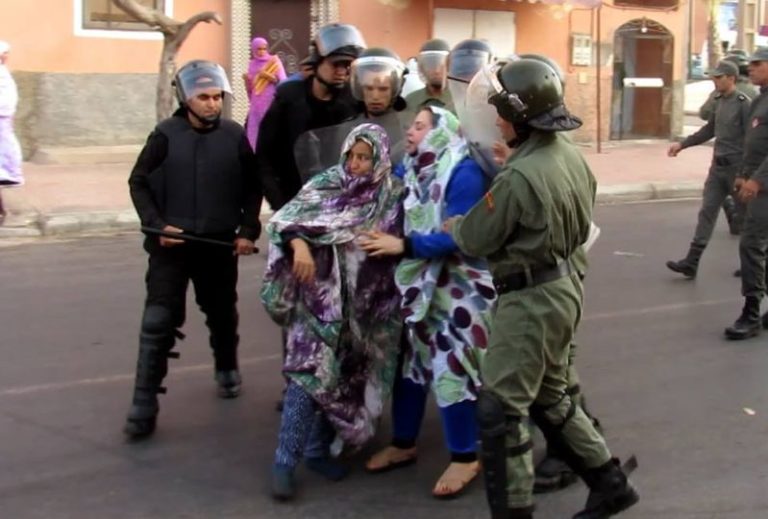represion de activistas en el Aaiún
