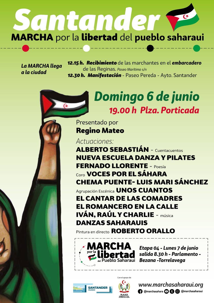 marcha saharaui Santander