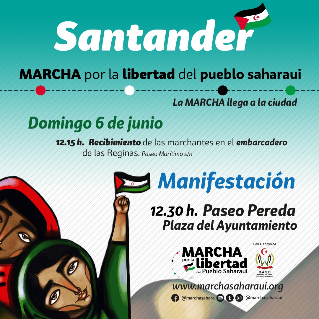 marcha saharaui Santander