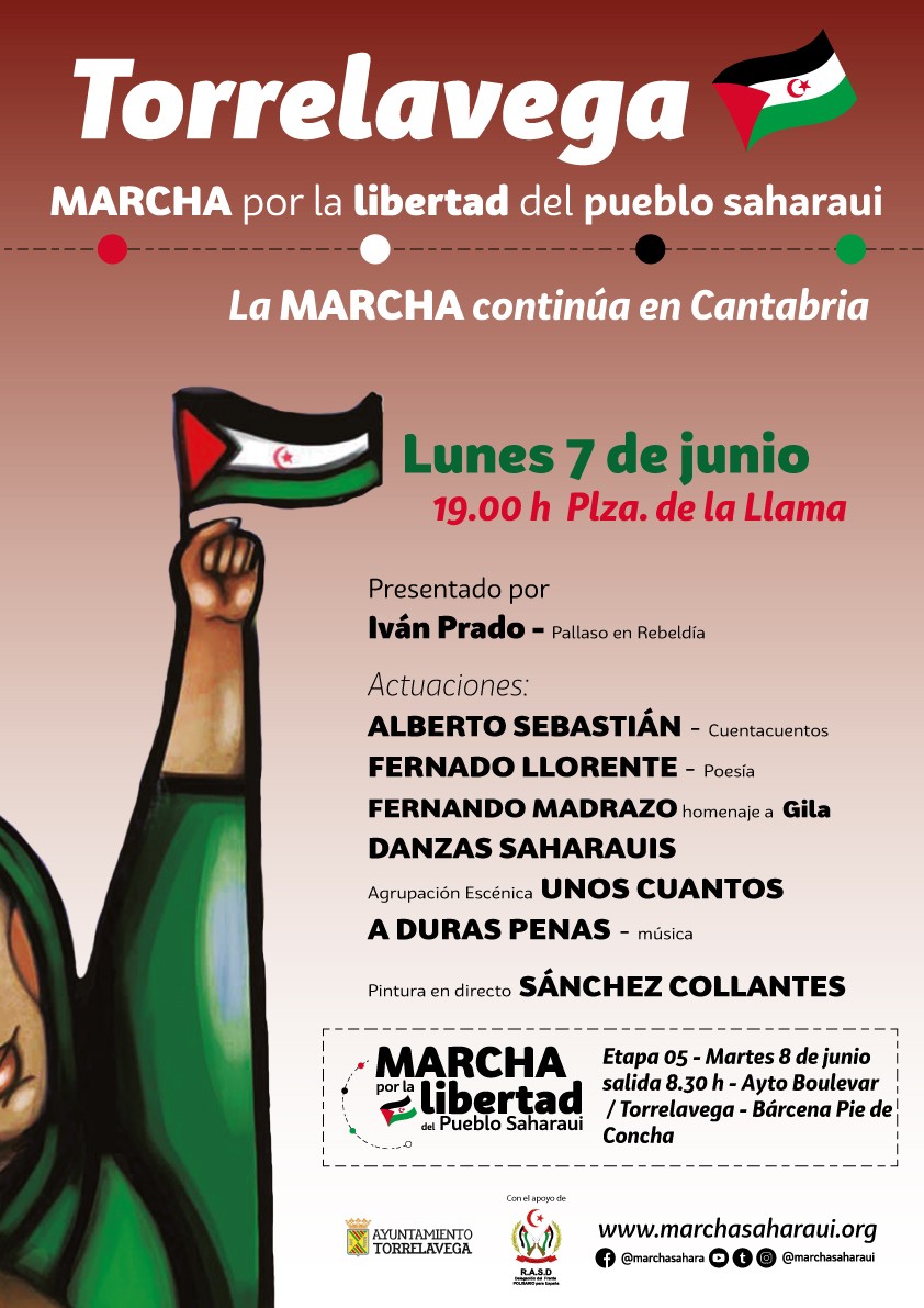 marcha saharaui torrelavega