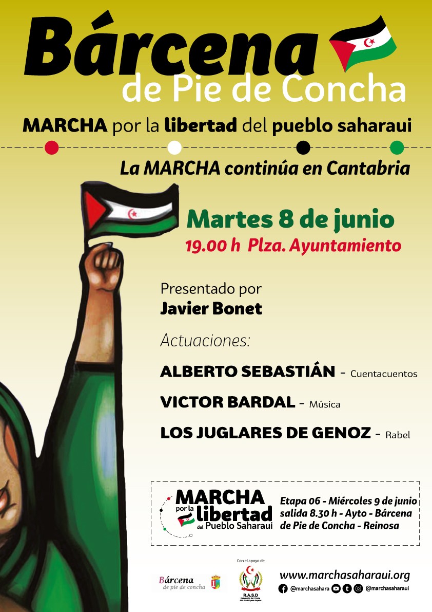 marcha saharaui Barcena