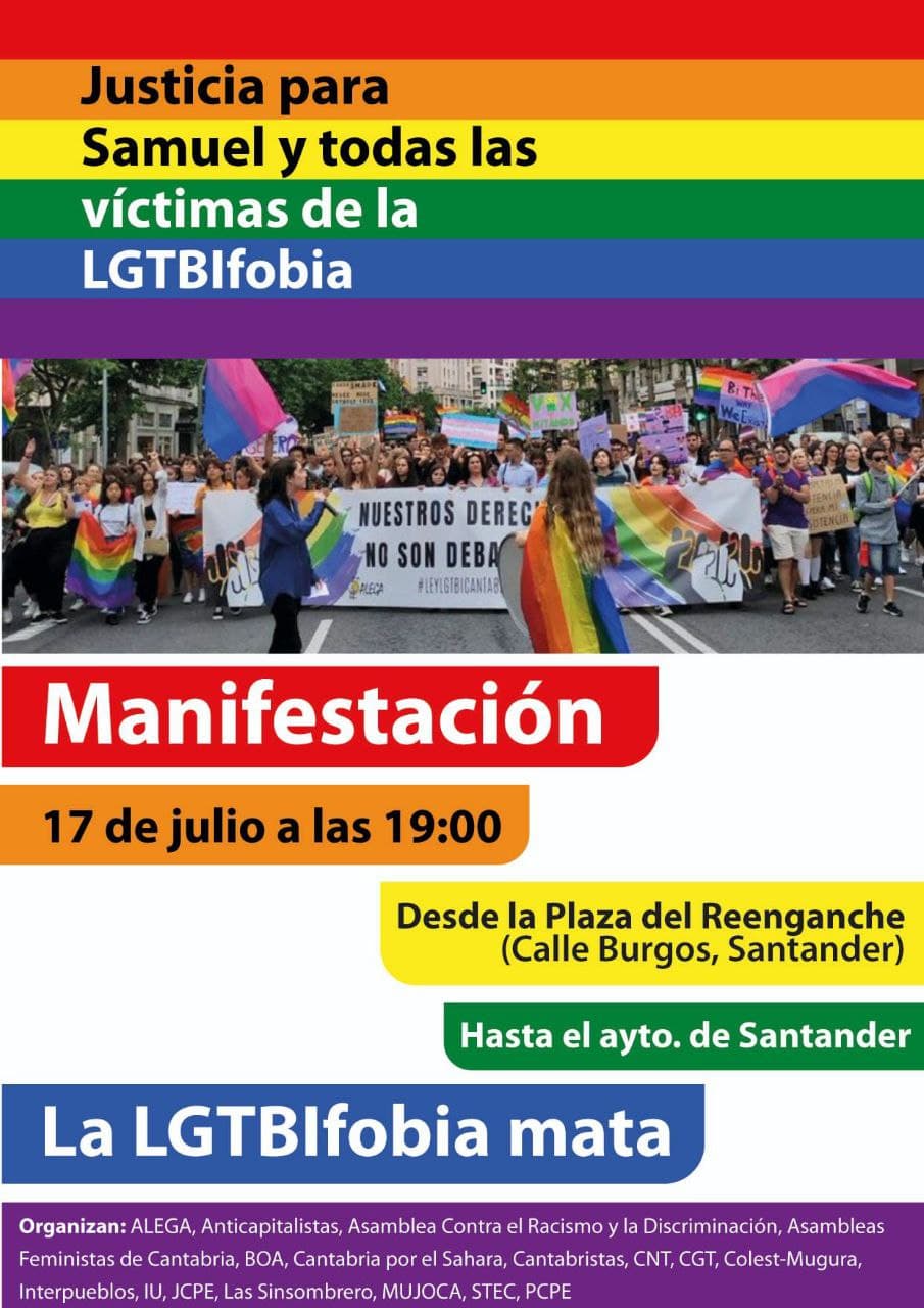 Manifestación Santander