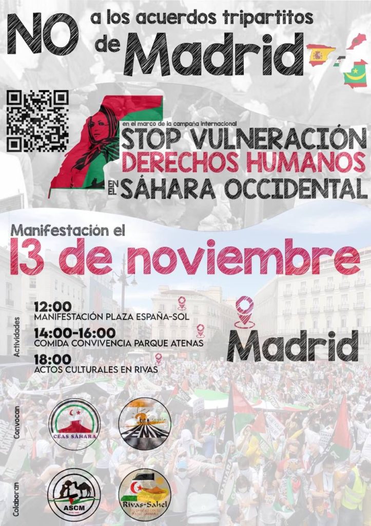 Cartel manifestación