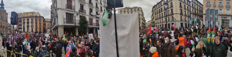 Foto concentración Madrid