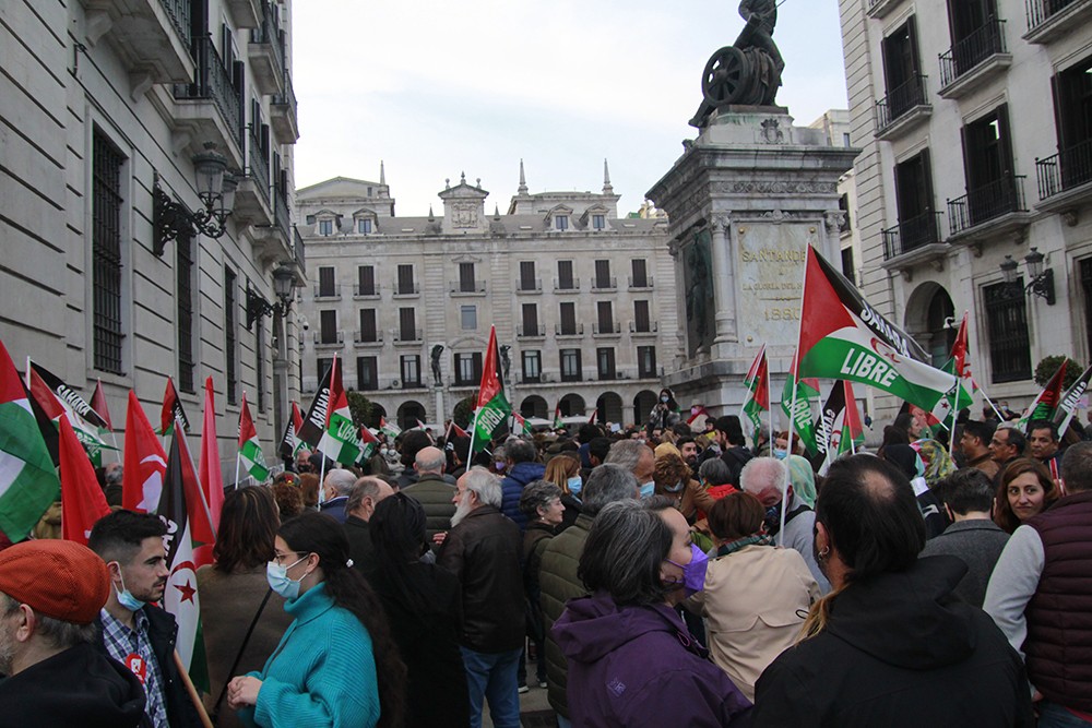 Foto concentración Santander