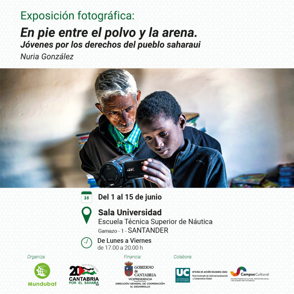 Cartel exposición Santander