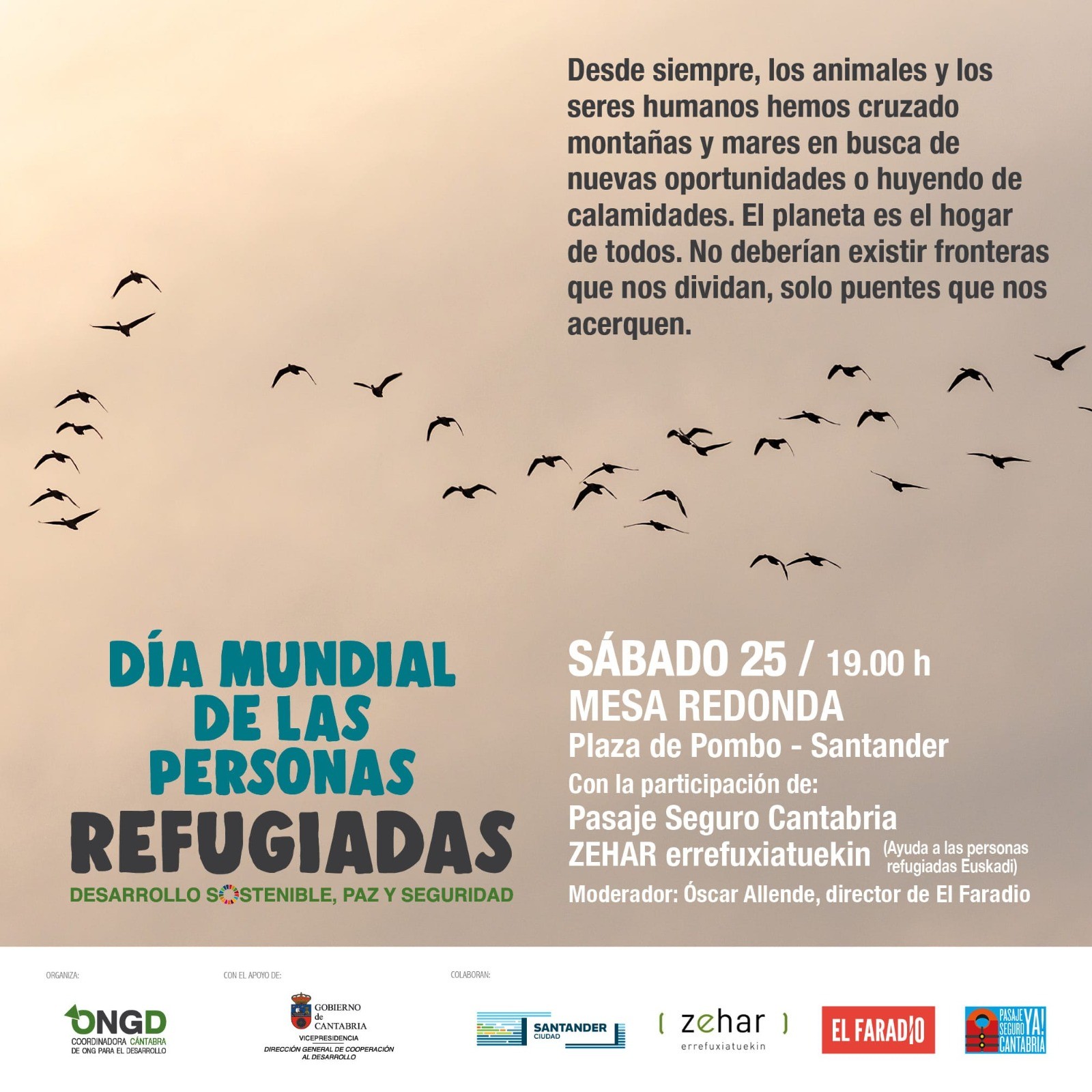Cartel Dia del Refugiado