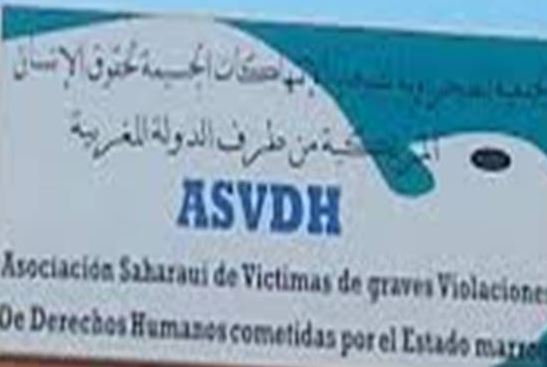 Cartel de la asociación de victimas
