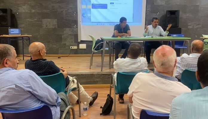 Momento de la Reunión de las delegaciones saharauis