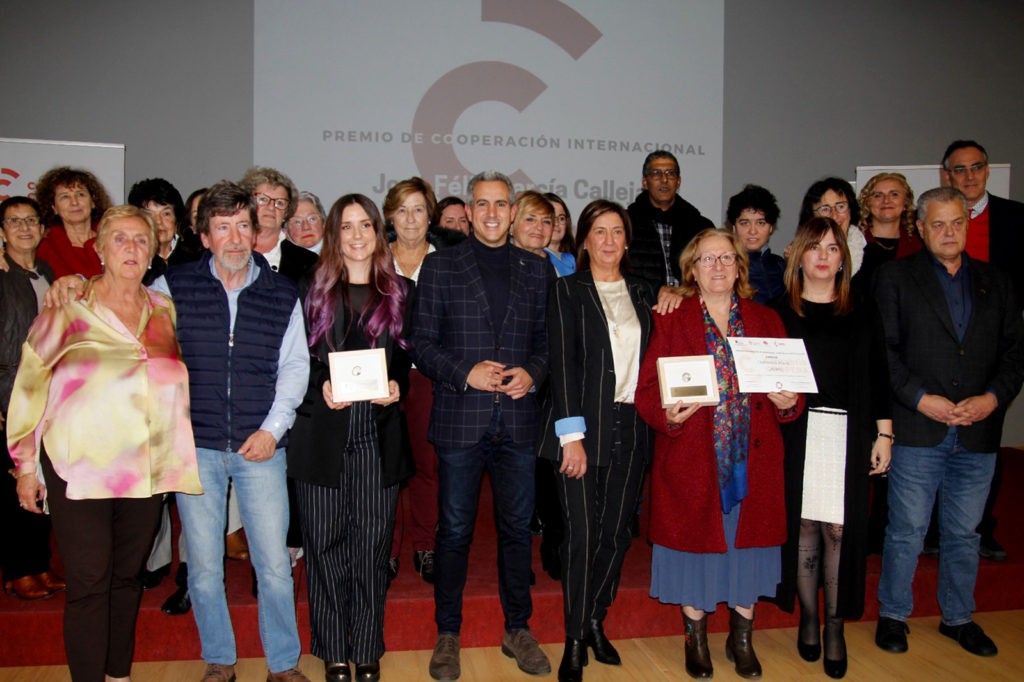 momento de la entrega del premio José Félix