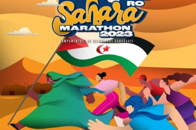 Cartel de la edición del Sahara maratón
