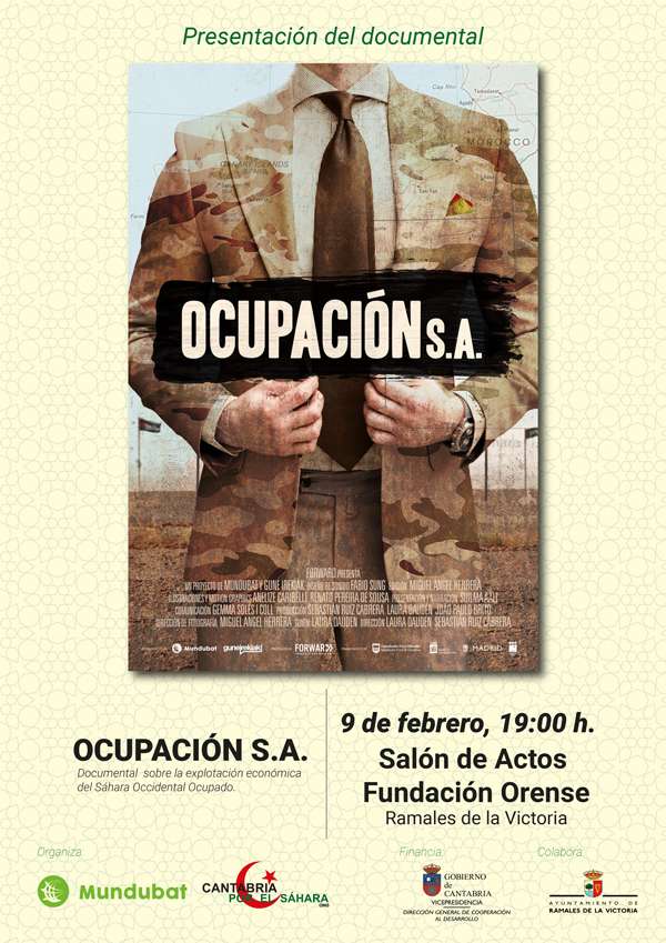 Cartel Documental Ocupación SA en Ramales