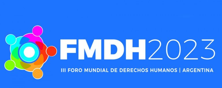 Logo del Foro mundial DDHH