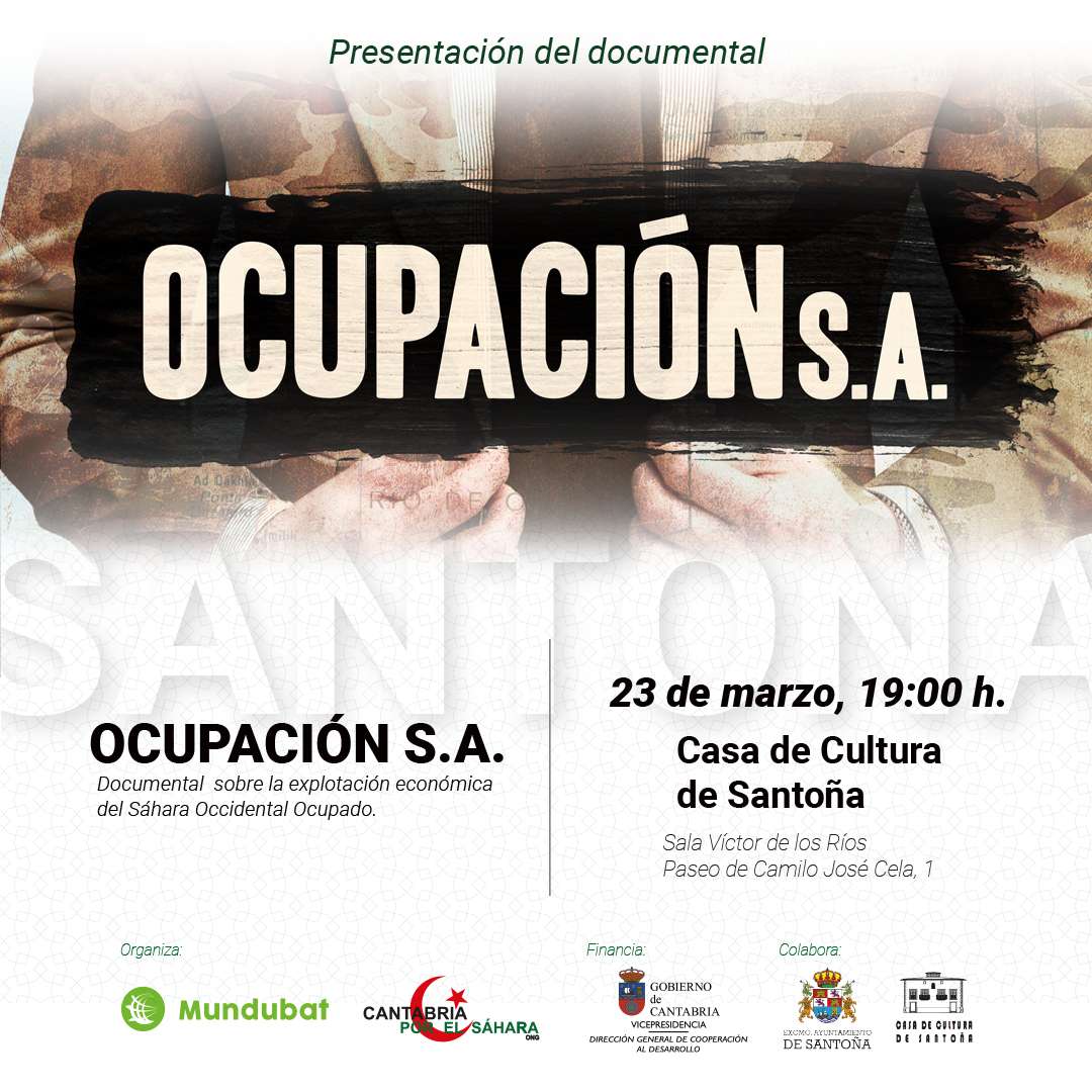 cartel presentación documental en Santoña