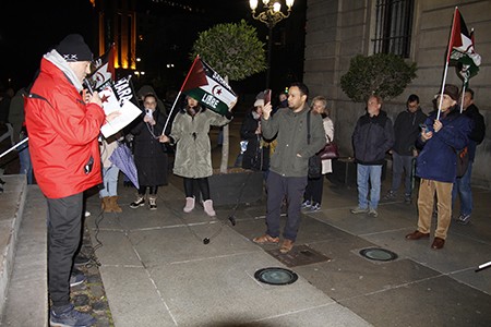Instantánea de la concentración en Santander por el 27 de febrero
