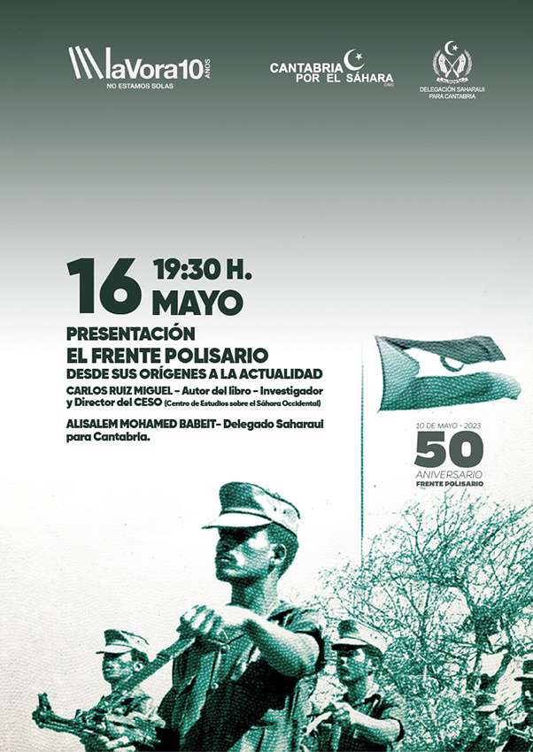 Cartel presentación en Santander
