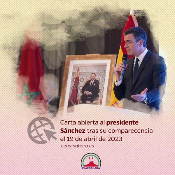 Foto de Pedro Sánchez en Rabat
