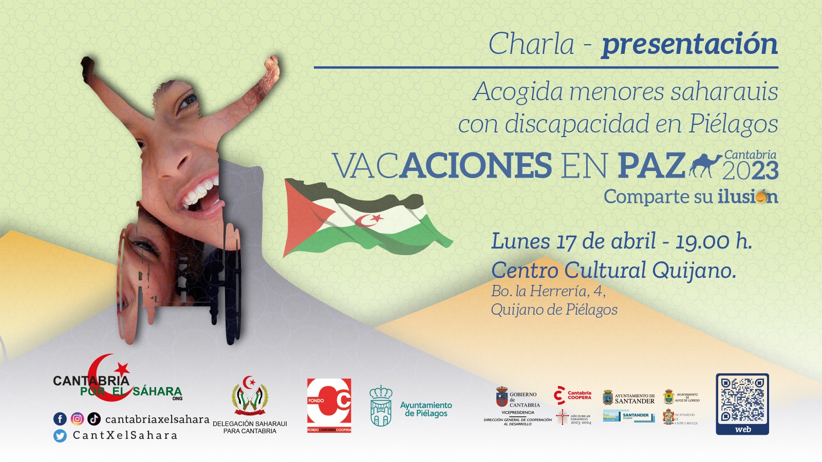 Cartel Charal Vacaciones en Paz en Piélagos