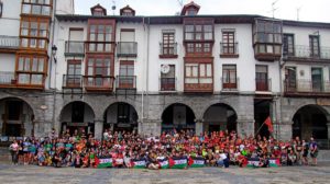 Foto de la edición pasada de la ruta solidaria castreña