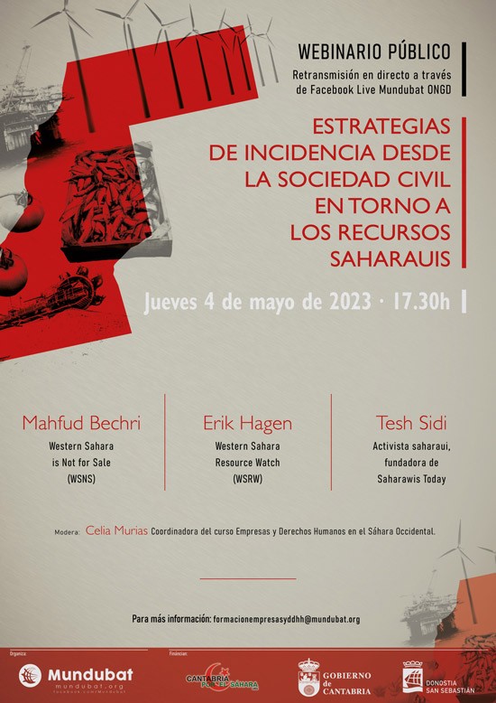 Cartel del webinario abierto