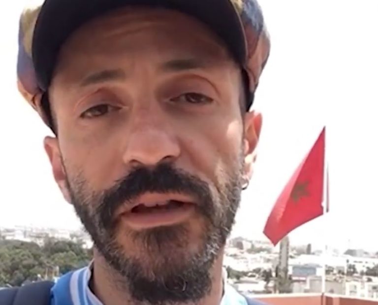 imagen del español expulsado del Sahara