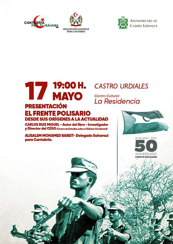 Cartel del acto en Castro Urdiales