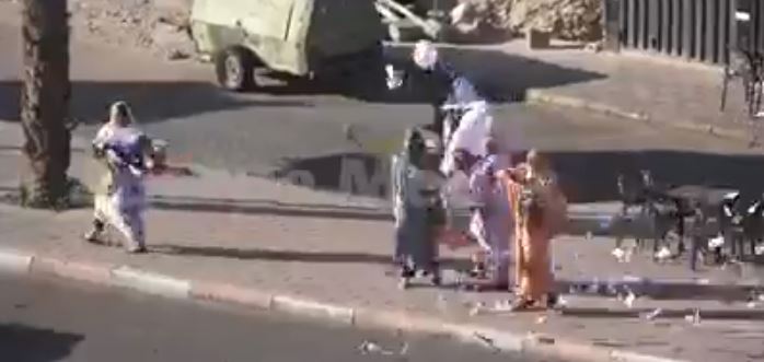 Imágenes de activistas saharauis en territorios ocupados