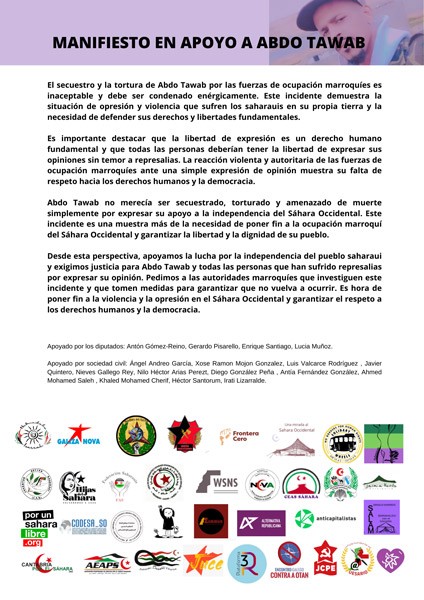 Foto de la campaña de apoyo