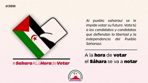 Campaña vota Sahara CEAS