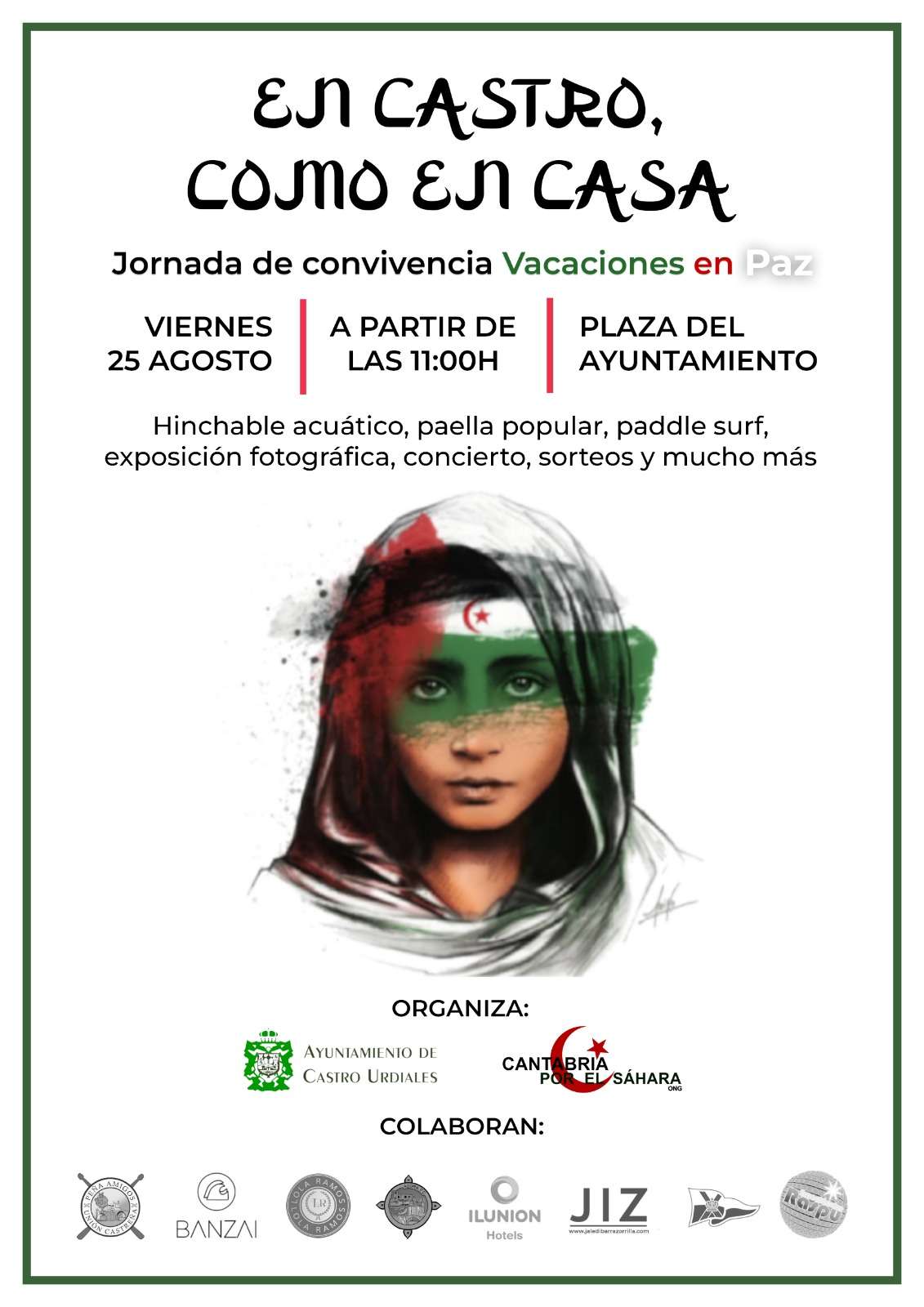 Cartel de la actividad en Castro Urdiales