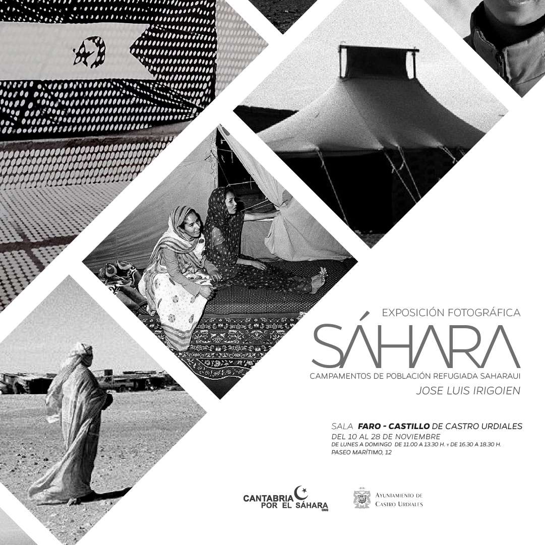 Cartel exposición fotos en Castro Urdiales