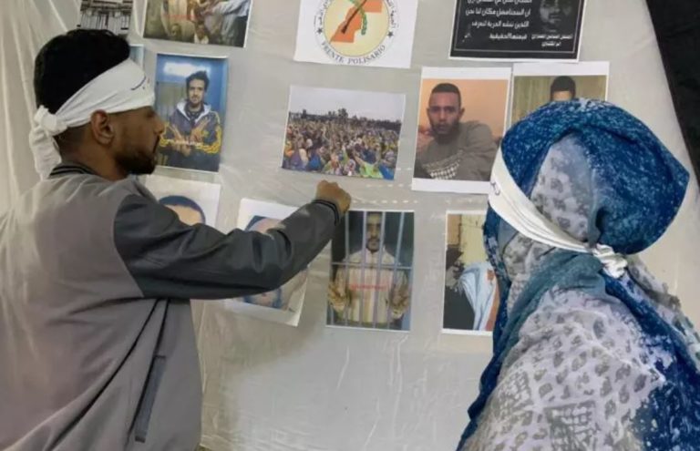foto de la acción en Sáhara Occidental ocupado