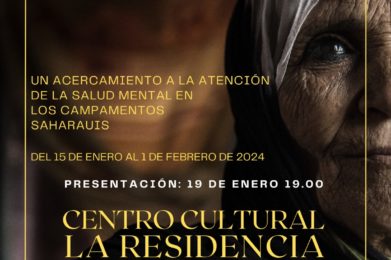 Cartel exposición Sahara en Mente Castro Urdiales