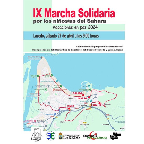 IX marcha solidaria en Laredo