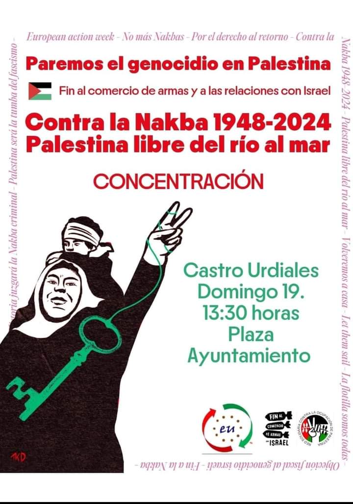 Concentración Palestina Castro Urdiales