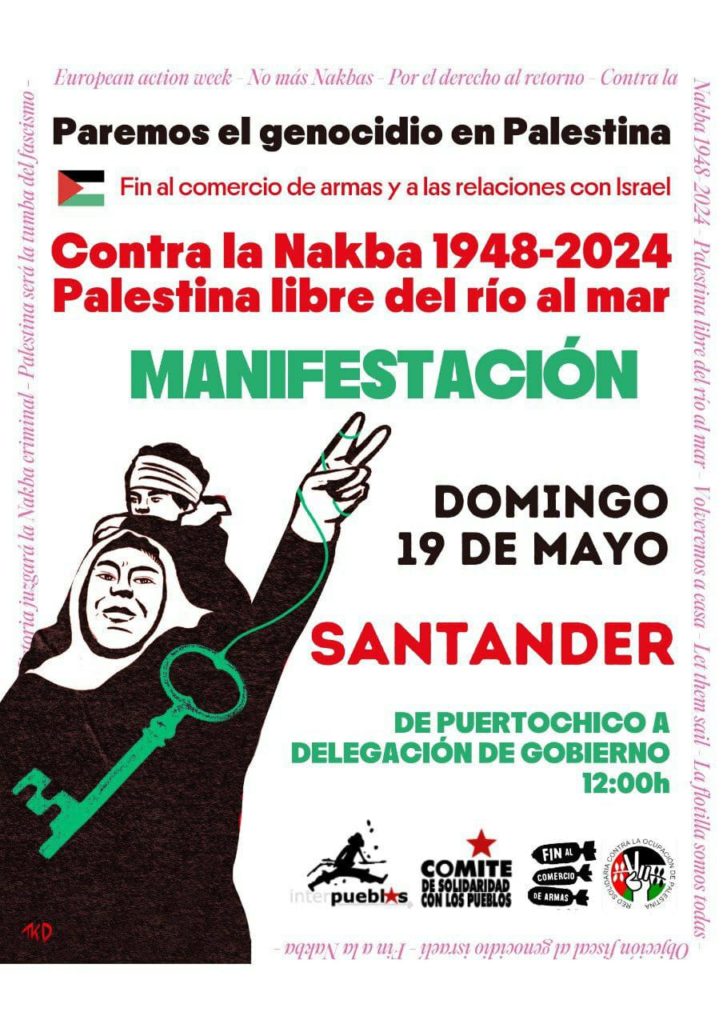 Manifestación Palestina Santander