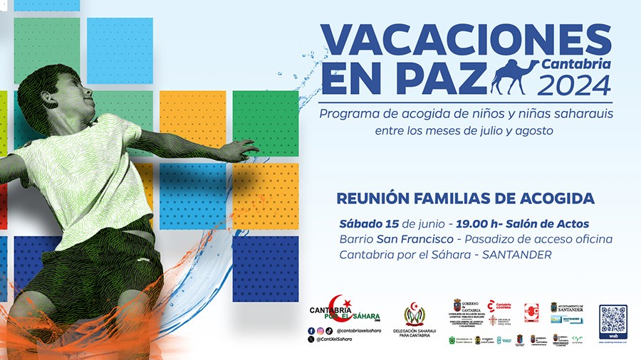 Familias de acogida vacaciones en paz 2024