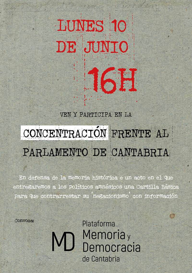 concentración parlamento Cantabria