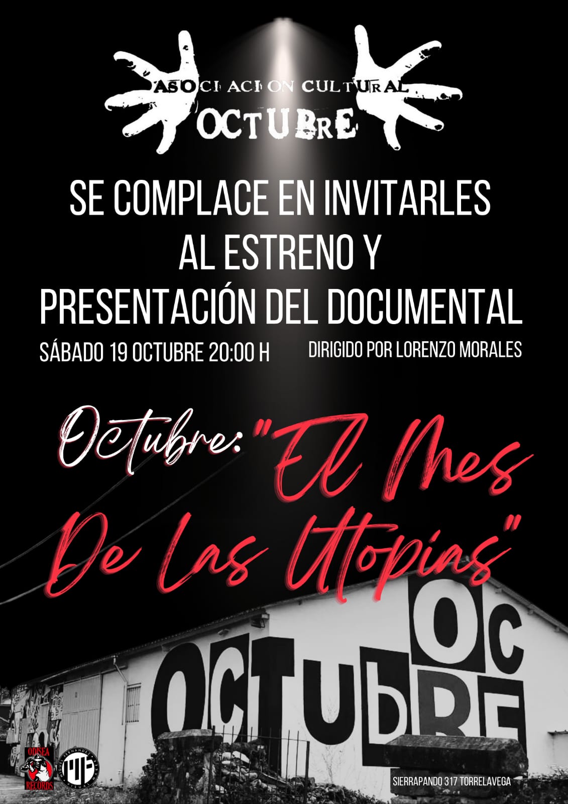 Cartel Documental asociación Octubre