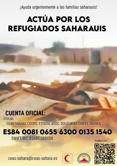 Campaña solidaria Campamentos inundaciones